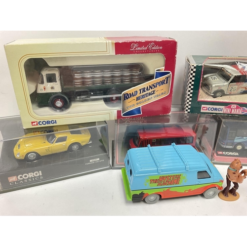 307 - A Small Collection of mostly Boxed Corgi Vehicles. Including Original Omnibus.