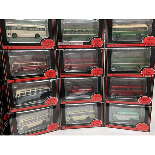 309 - A Box Containing 24 Exclusive First Editions buses.