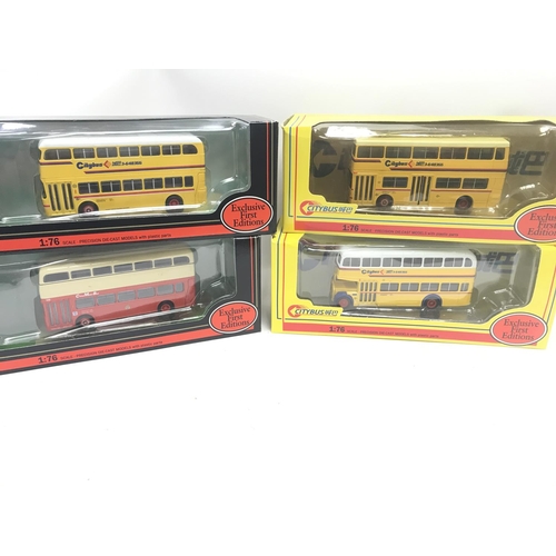 320 - A Box Containing Exclusive First Editions. Corgi Original Omnibus.and Model Bus Evolution.