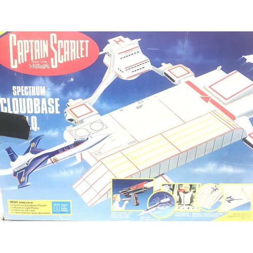 334 - A Boxed Star Trek U.S.S. Enterprise. A Captain Scarlet Cloudbase. And a collection of Thunderbirds I... 