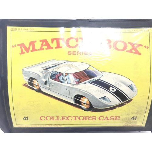 336 - A Matchbox Collectors Case Containing Playworn Diecast including Matchbox.