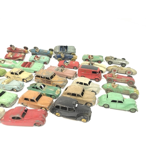 363 - A Box Containing a Collection of Playworn Dinky Vehicles.