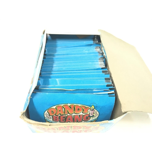 375 - A Panini Trade Box Containing Dandy Beano Celebration Stickers. Still in Packets. Some packets have ... 