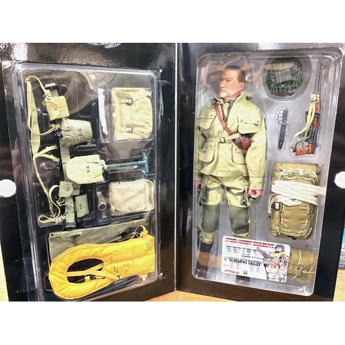 389 - 3 Boxed Dragon Action Figures including Charles Kit Carson. Oberst Steiner and Major Lee.(3).