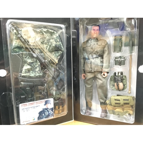 393 - 3 X Boxed Dragon Action Figures including Big Joe.jochen and Arnold. (3).