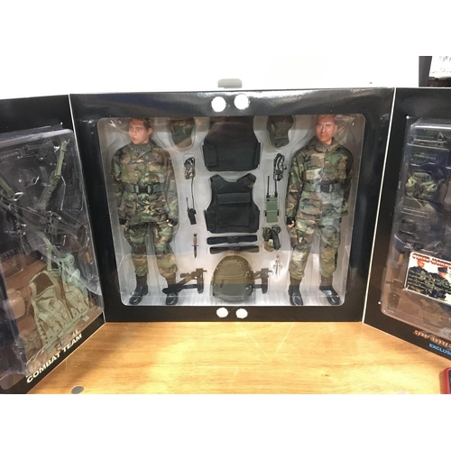 396 - A Boxed Dragon Action Figures Navy Seal Combat Team.