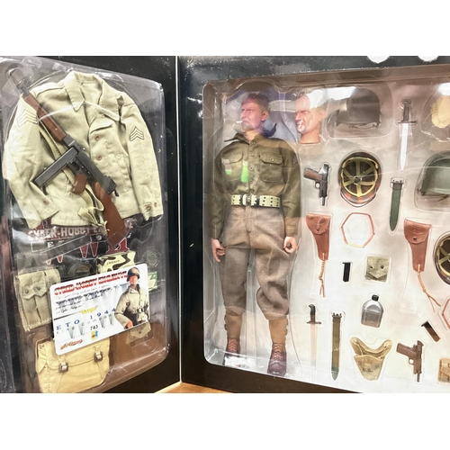 406 - A Boxed Dragon Action Figure Lieutenant and Sarge Set.