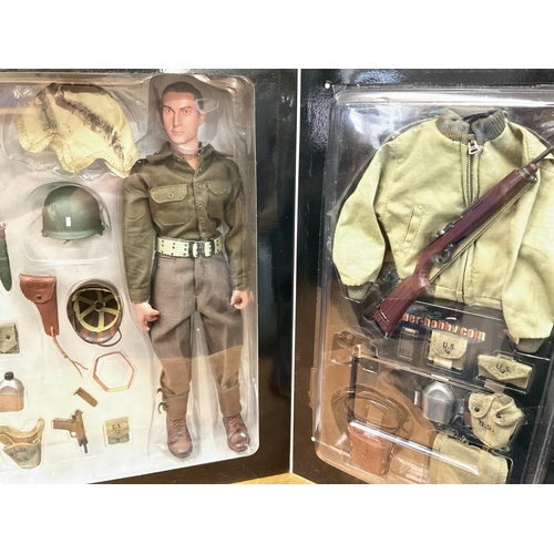 406 - A Boxed Dragon Action Figure Lieutenant and Sarge Set.