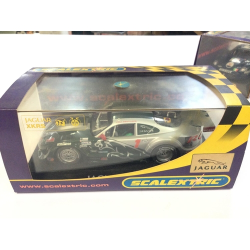 429 - 2 X Boxed Scalextric Vehicles. A Jaguar XKRS Rocksports #C2711. A Maserati MC12 #C2630.