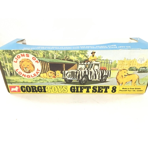 44 - A Boxed Corgi Lions Of Longleat Gift Set #8.