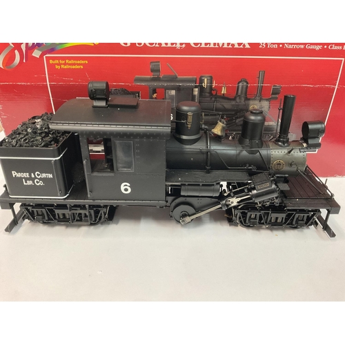 443 - A Boxed Bachmann Spectrum G Gauge Modern Locomotive 25 Ton Class B Climax. #81180.