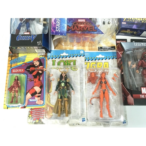 468 - A Collection of Various Carded and Boxed Marvel Figures.