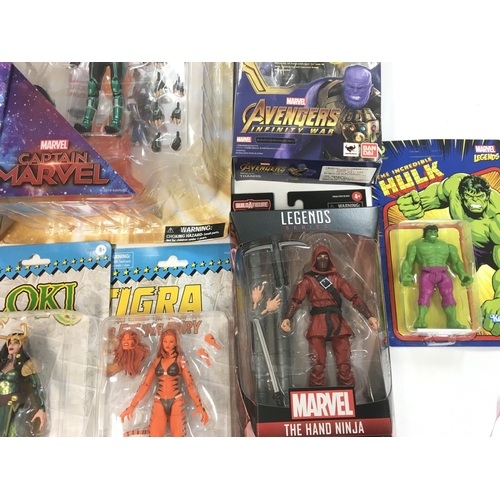 468 - A Collection of Various Carded and Boxed Marvel Figures.