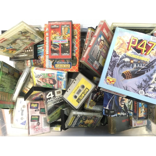 475 - A Box Containing A Collection of ZX Spectrum Games.