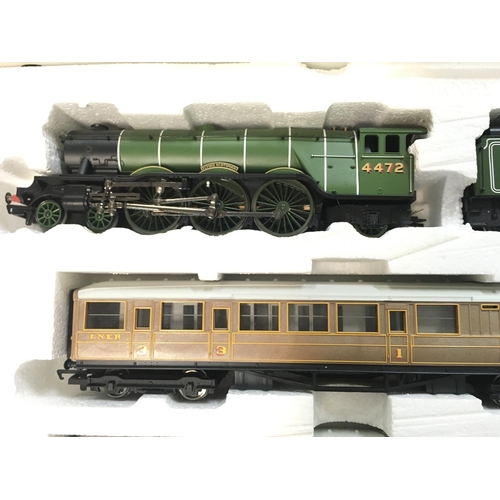 479 - A Boxed Hornby Flying Scotsman Electric Train Set. # R1019