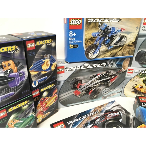 564 - A Collection of Lego Racers. Some sealed.