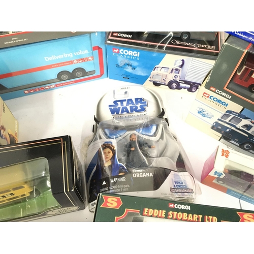 575 - A Box Containing Corgi Classics. EFEs Etc.