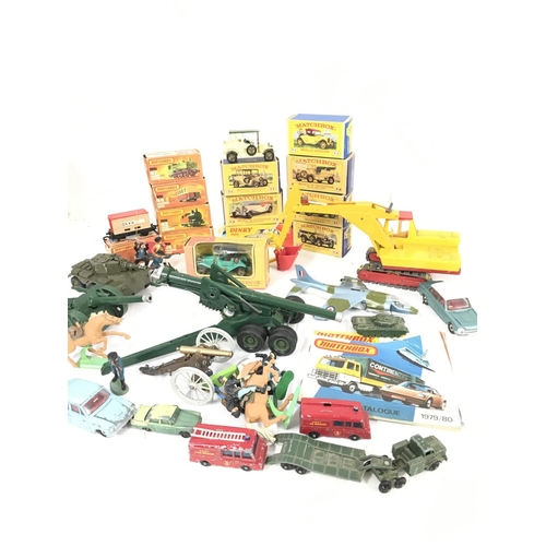 590 - A Collection of Boxed Matchbox. A Boxed Dinky Ford Consul Corsair (Box is Worn) Britains Figures Pla... 