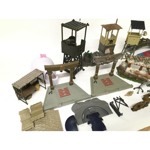 615 - A collection of assorted play sets and accessories. . NO RESERVE