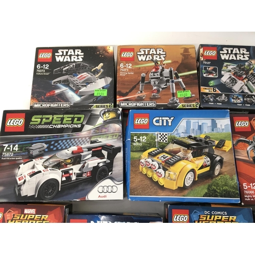 639 - A Collection of Boxed Lego Including Star Wars. Marvel etc. Some sealed.