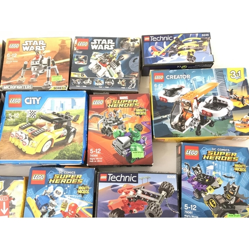 639 - A Collection of Boxed Lego Including Star Wars. Marvel etc. Some sealed.