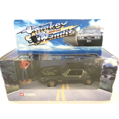 64 - A Boxed Corgi Smokey and The Bandit 1:36 Scale Pontiac Firebird with Figure. #CC54508.