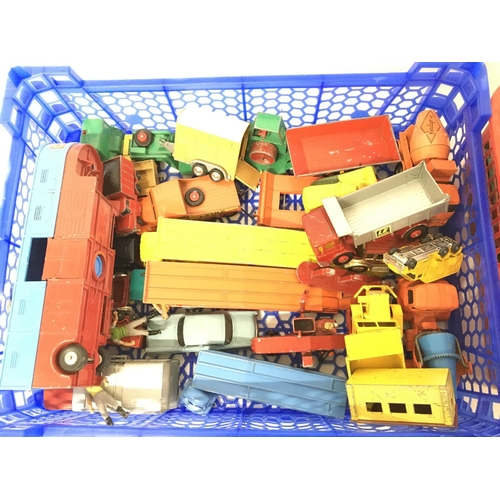 661 - A Collection of Playworn Diecast including matchbox. Corgi etc.