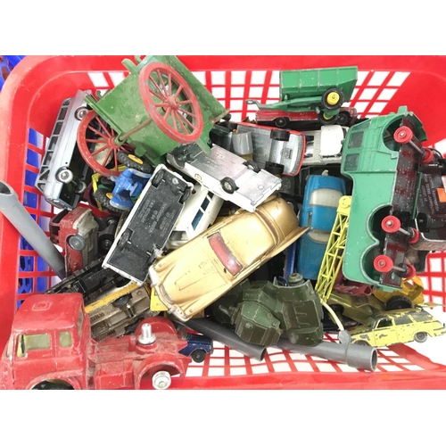 661 - A Collection of Playworn Diecast including matchbox. Corgi etc.