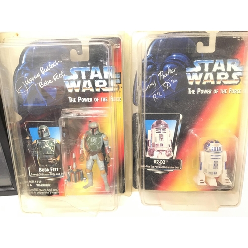 666 - A Collection of Star Wars Autographs including Kenner Baker and Jeremy Bulloch.