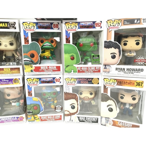 668 - A Box Containing a Collection of Funko pop Figures.