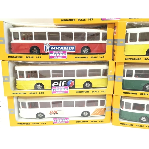 680 - A Collection of Norev 1:43 Scale Buses. Boxed.