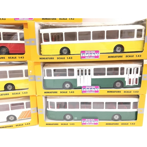 680 - A Collection of Norev 1:43 Scale Buses. Boxed.