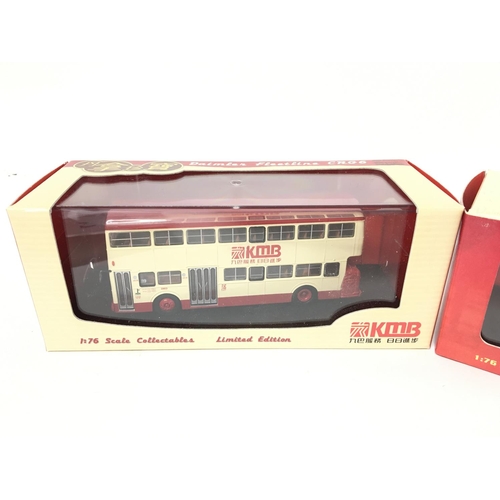 708 - 2 X Boxed KMB Model Buses.A Cars Workshop Daimler Fleetline CRG6. #38902 and a Cars Workshop Daimler... 