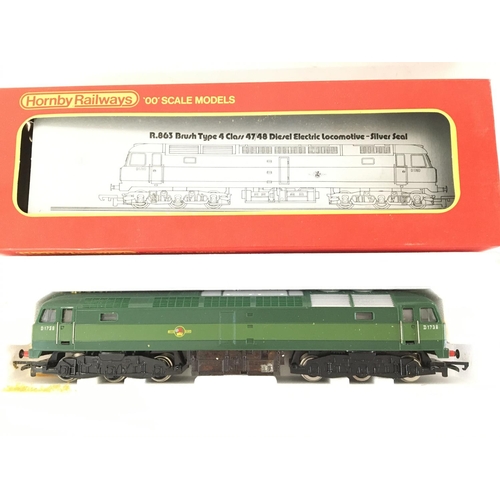 723 - 2 X Boxed 00 Gauge Locomotives. A Brush Type 4 Diesel Electric Loco #R.863 and a B.R. 2-6-0 Ivatt Cl... 