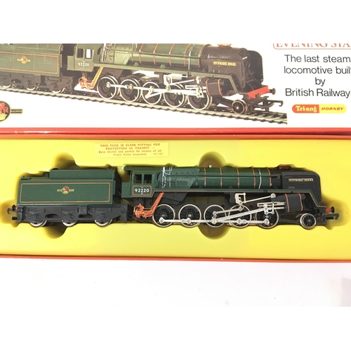 726 - A Boxed Tri-Ang 00 Gauge B.R. 2-10-0Locomotive Evening Star. #R.861.