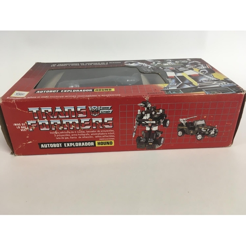 734 - Boxed Transformer Autobot Explorador Hound G1