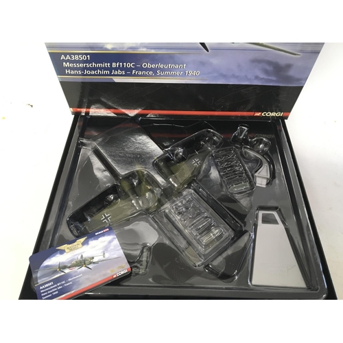 783 - A Boxed Corgi Aviation Archive 1:72 Scale Messerschmitt BF110C. #AA38501.Limited Edition.#AA38401.