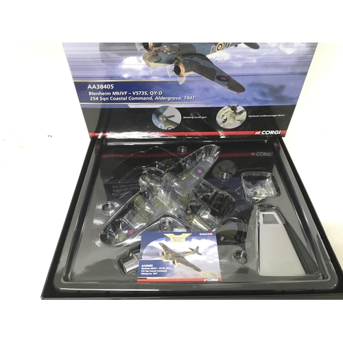 788 - A Boxed Corgi Aviation Archive 1:72 Scale Blenheim MKIVF #AA38405. Limited Edition.