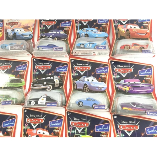 79 - A Large Collection of Pixar/Disney Carded Cars by Mattel.