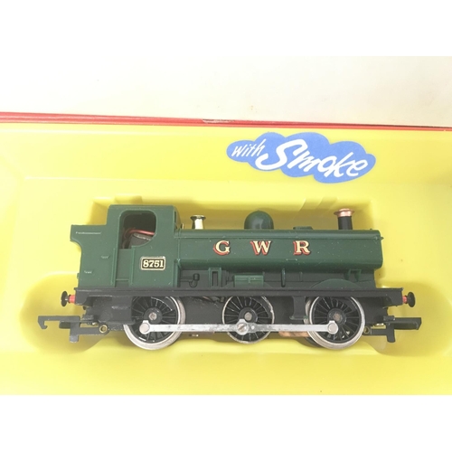 819 - A Boxed Hornby 00 Gauge G.W.R. 0-6-0 PT Locomotive #R.51S and a 0-4-0 Industrial Tank Locomotive #R.... 