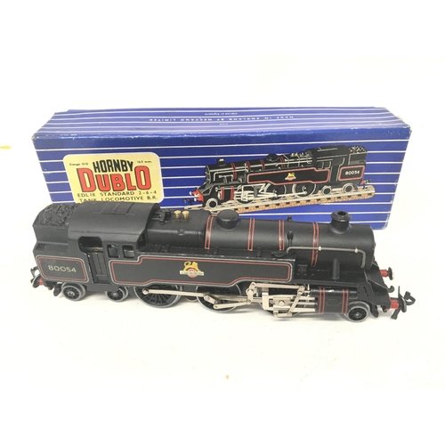 830 - A Boxed Hornby Dublo EDL Standard 2-6-4 Tank Locomotive. B.R. 3 Rail.