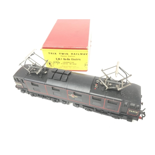 834 - A Boxed Trix E.M.1 Bo-Bo Electric locomotive.