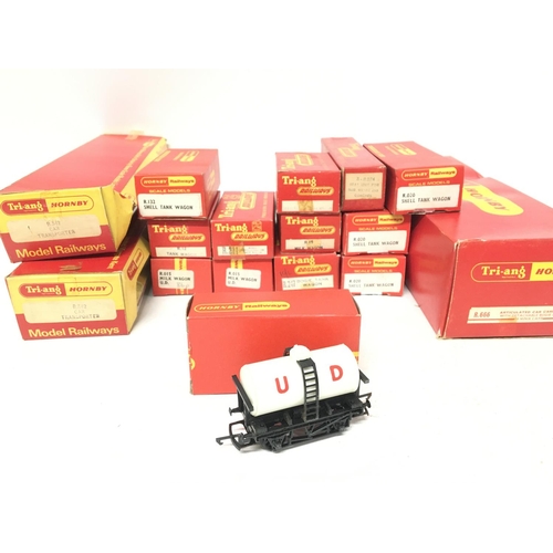 841 - A Collection of Boxed 00 gauge Tri-Ang. Hornby Rolling Stock. Car Transporters and a Car Carrier.