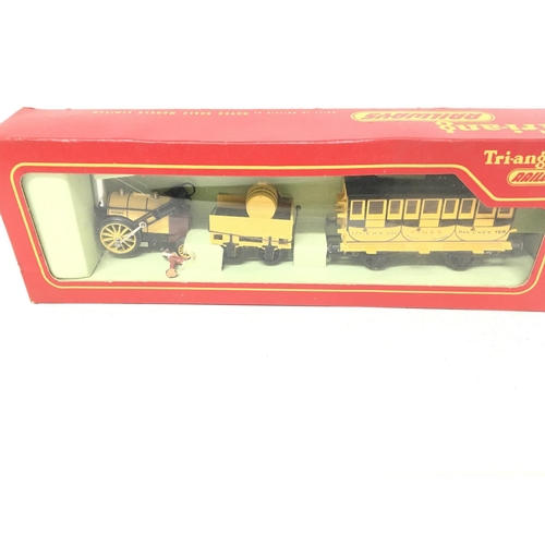 843 - A Boxed Tri-Ang 00 Gauge Stephensonâs Rocket #R.346.