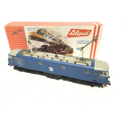 844 - A Boxed Lilliputian HO Gauge Electric Locomotive British Railways E.3000 Class Bo-Bo Two-Rail Overhe... 