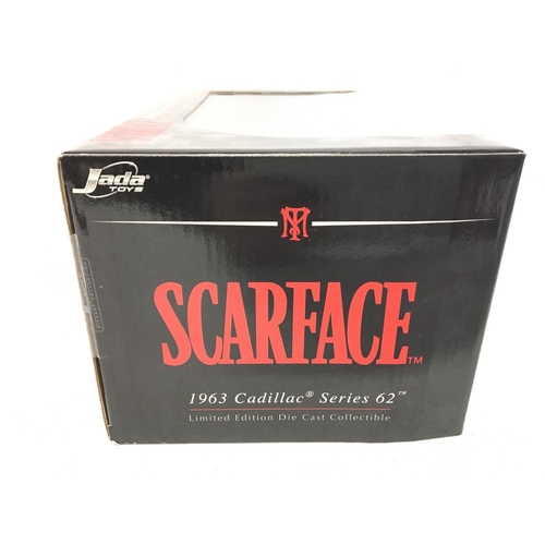 866 - A Boxed jada Toys Scarface 1963 Cadillac Series 62.