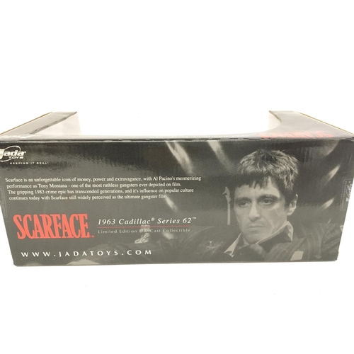 866 - A Boxed jada Toys Scarface 1963 Cadillac Series 62.