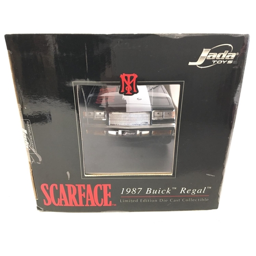 868 - A Boxed Jada Toys Scarface 1987 Buick Regal. 1:18 Scale.