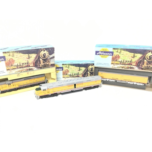 878 - 3 X Athearn Ho Gauge Locomotives all Union Pacific.