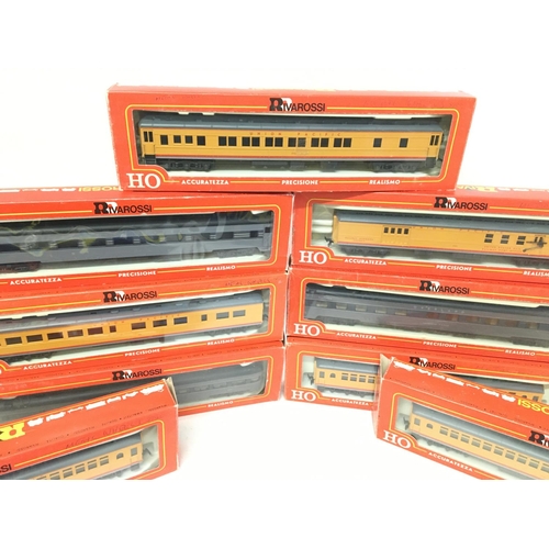 894 - A Collection of Boxed HO Coaches and Rolling Stock including Rivarossi and Athearn.